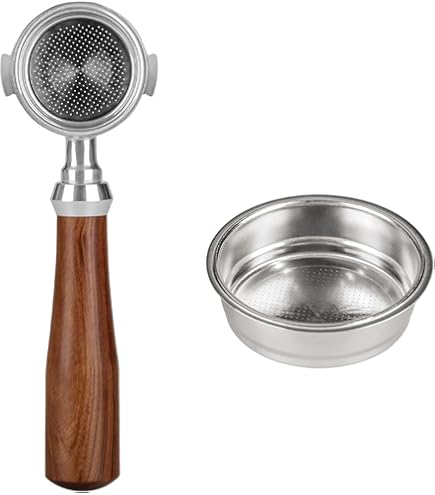 Amazon | La Pavoni - ボトムレスポルタフィルタ - 2カップ、注ぎ口
